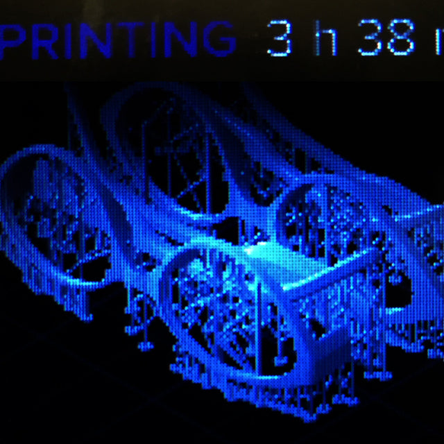 3D printed custom eyewear frames in a modern design, showcasing the use of advanced printing technology in fashion