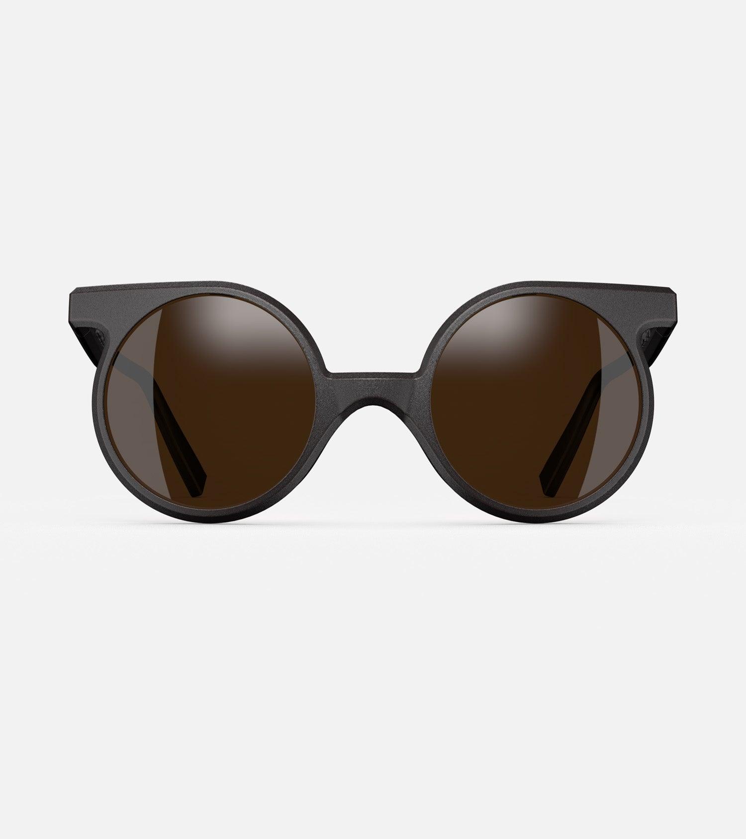 Asia Fit - Minimalist red round sunglasses, perfect for stylish everyday wea