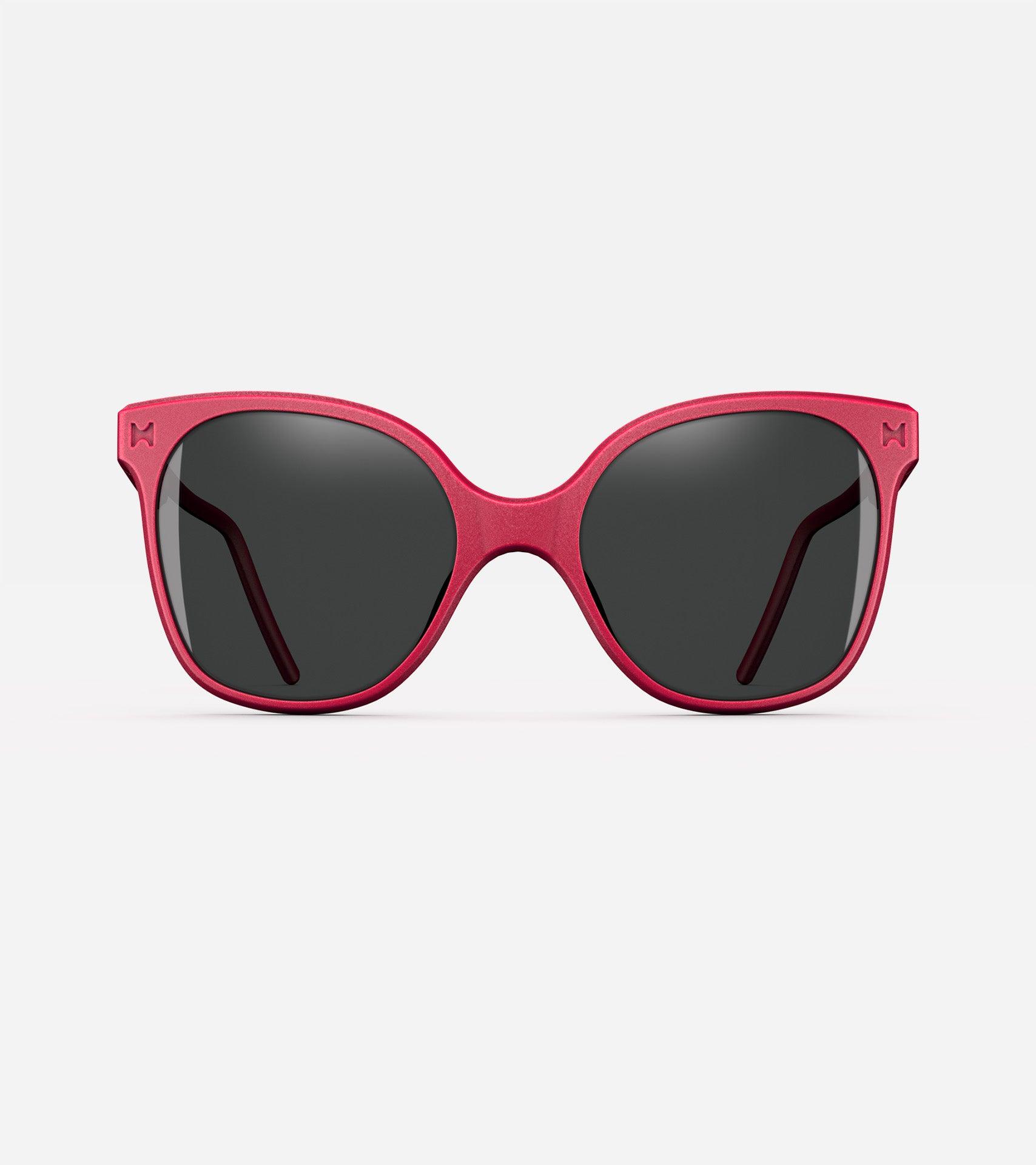 Missy cat-eye glasses in vibrant red, perfect for a daring aesthetic
